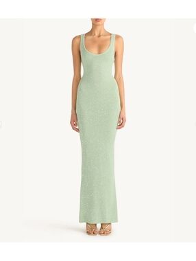 Asta Resort Ana Dress - Sage Sequin